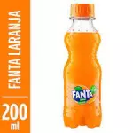 Fanta Laranja Pet 200ml