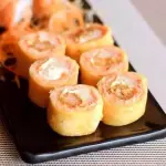 Harumaki Salmão e Camarão