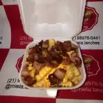 Batata crin+bacon+Cheddar Melt (M)