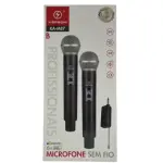 MICROFONE DUPLO S/FIO KAPBOM KA-M87