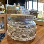 Porta mantimentos vidro com sisal