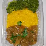 Carne de panela com purê de cabotiá