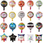 Globos metálicos variados 10 pulg