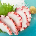 SASHIMI POLVO ( 5 UN )
