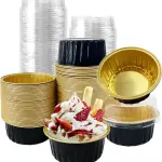 Envase aluminio Negro Redondo 5oz