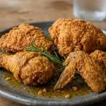 1/2 Pollo a la broaster solo