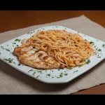 Filé de Frango com Macarrão no Molho