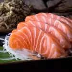 Sashimi salmão fresco