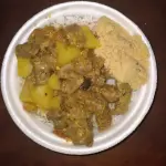 Moela com batata