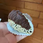 coxinha de morango amendoim