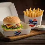 Quesoburguesa con papas