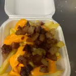 fritas individual cheddar e bacon