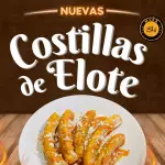 Costillas de elote amarillo
