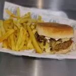 Champiñón - Queso + Papas Fritas