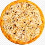 PIzza pollo con Champiñones