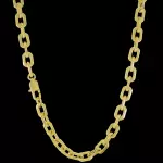 7mm Gold Clip Chain