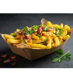 PAPAS CON CHEDDAR Y TOCINO