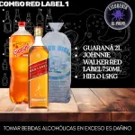 Red label+guaraná+hielo