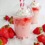 Frappe de fresa