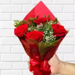 Buque de rosas 4 flores