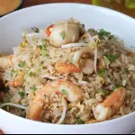 CHAUFA C/N LANGOSTINO Y VERDURA