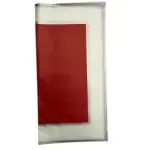 Papel coreano doble linea rojo