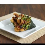 Temaki de salmão empanado