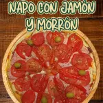 PIZZA NAPO JAMÓN Y MORRÓN