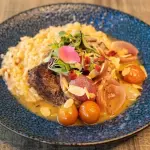 Tagliata filetto di Manzo con risoto