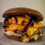 Ned Kelly cheddar burguer