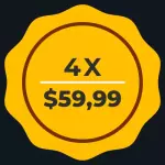 4 Burgers x 59,99