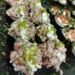 Kani Flambado com Raspas de Limão