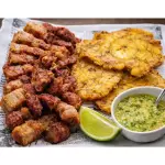 Chicharrón con patacon