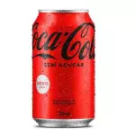 Coca-cola lata zero 350ml (1uni )