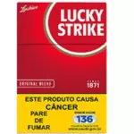 Cigarro Lucky Strike Red Hollywood