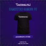 CAMISETA GAMING PC BLACK