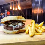 Queso-Champiñon Burger