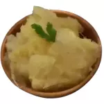 Mandioca na manteiga para 2 pessoas
