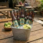Cubeta de cervezas Indio media