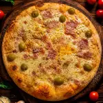 PIZZA MUZZA CON PANCETA