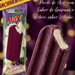 Sorvete de açaí com leitinho