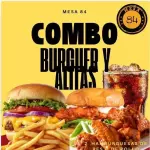 Combo burguer y alitas