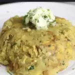 Mofongo de Pierna (chicharones)