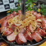 Linguiça defumada artesanal c/queijo