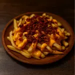 Batatas Fritas c/ Cheddar e Bacon