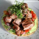 Tostada de Arrachera 100 grs.