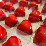 Bombom amor caramelo com flor de sal