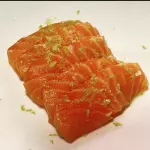 Sashimi salmão trufado (5 fatias)