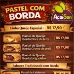 Pastel Frango equeijo Borda catupiry
