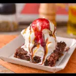 Brownie con Helado